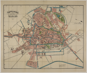 217082 Plattegrond van de stad Utrecht (22e druk).